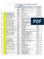 Course Schedule PDF