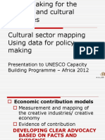 Avril Joffe Cultural Sector Mapping and Data