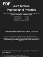 Architecture  Professional Practice