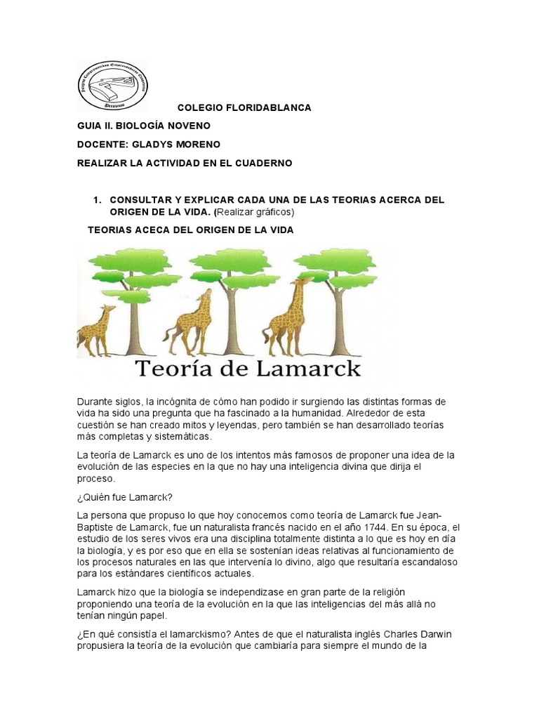 Teorías del Origen de la Vida | PDF | Universo | Big Bang
