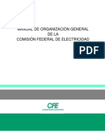 Manual de Organizacion General de La Comision Federal de Electricidad