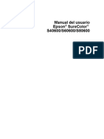 Manual Epson s6s600 PDF