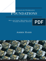 Undergraduate Mathematics Foundations PDF