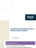 Contexto Histórico de Psicología Clínica