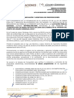 ACTA DE APERTURA LPN-008-2020