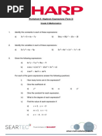 Grade 8 Term 1 2025 MATHEMATICS BASELINE TEST-1 | PDF | Mathematics