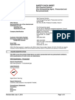Safety Data Sheet: Wet Chemical Solution (Fire Extinguishing Agent, Pressurized and Non-Pressurized)