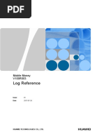 Mobile Money V100R003 Log Reference 01