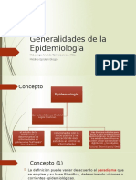 Epidemiología Generalidades