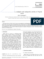 Anti-Inflammatory, Analgesic and Antipretic Activity of Nigella Sativa