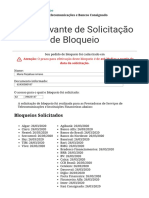 Bloqueio de telemarketing e bancos consignado