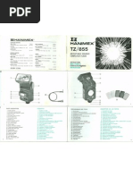 Hanimex TZ-855 Adjustable Bounce Computer Flash Manual