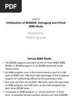 Prepared by Shikha Agrawal: Initialization of 80386DX, Debugging and Virtual 8086 Mode