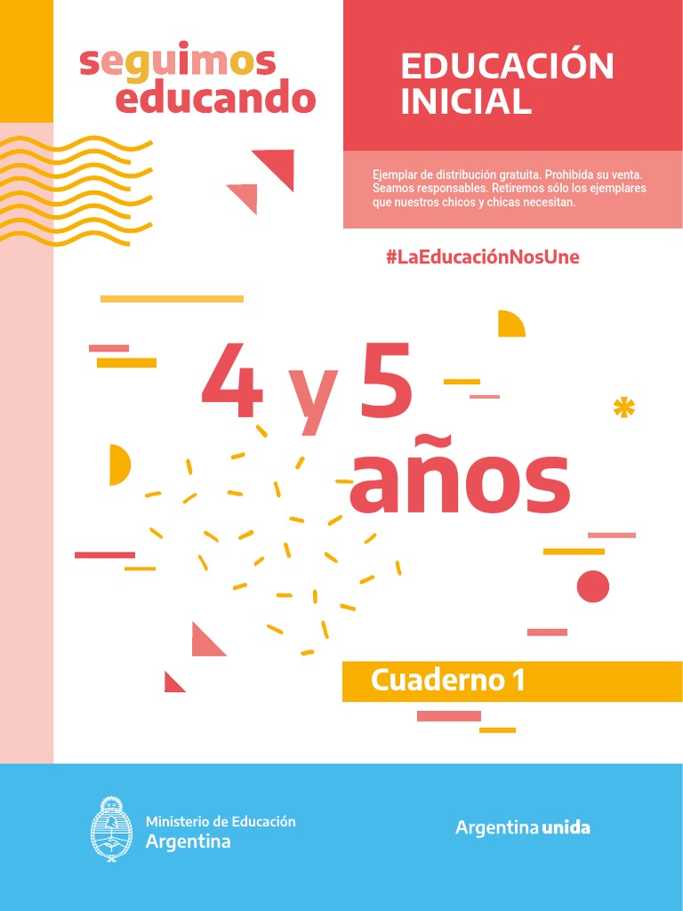 Cuaderno de Actividades Nivel Inicial | PDF | Educación de la primera ...