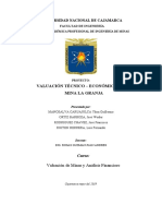 Valuación y Análisis Financiero de La Mina Río Blanco