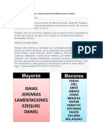 Resumen de los 12 profetas menores | PDF | Doce profetas menores | Profeta