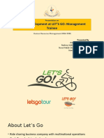 Talent Development at LET'S GO: Management Trainee: Human Resource Management MBA 509E