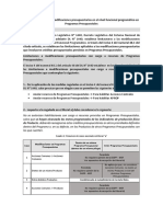 Lineamientos Modificaciones Programas Presupuestales DGPP PDF