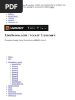 Champions League Soccer Live Scores - Powered PDF