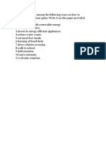 Choose at lease 3 among the following ways on how to decrease greenhouse gases.docx