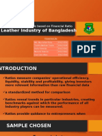 Leather Industry of Bangladesh: Performance Analysis Based On Financial Ratio