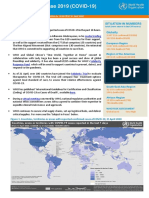 WHO Report On COVID-19 - April 21, 2020