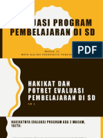 Evaluasi Program Pembelajaran Di SD