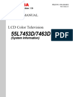 схема и сервис мануал на английском Toshiba 55L7453D PDF