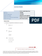 Sistemas de Ecuaciones Lineales