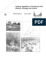 Competing Vegetation in Ponderosa Pine Plantations: Ecology and Control