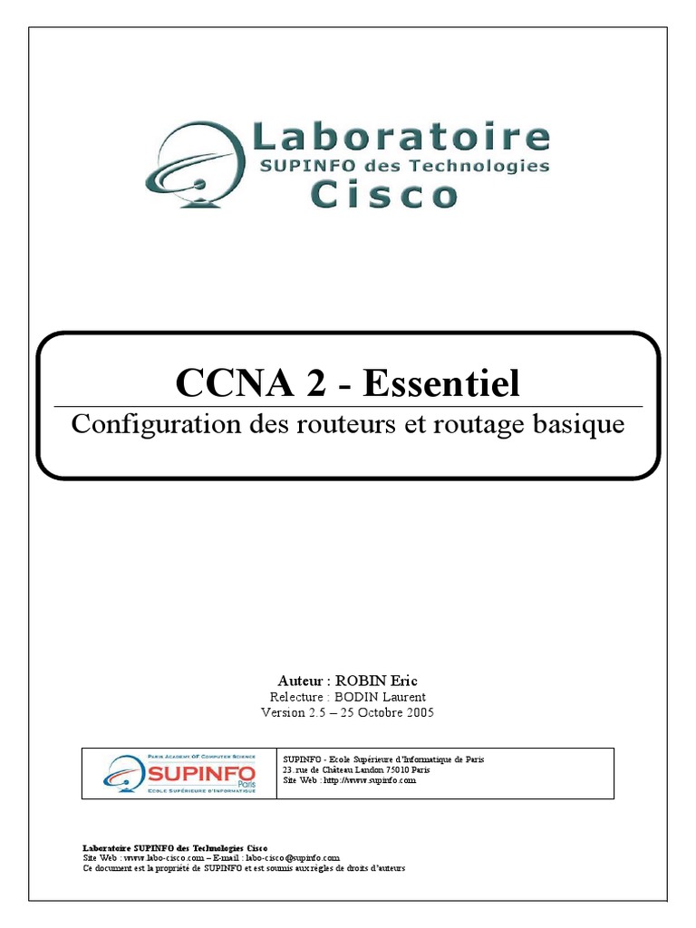 0106 Formation Ccna Module 2 PDF | PDF | iOS | Interface en ligne de ...