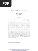 Big Data and The Future For Privacy: Neil M. Richards Jonathan H. King