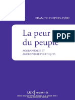 Déri - La Peur Du Peuple PDF