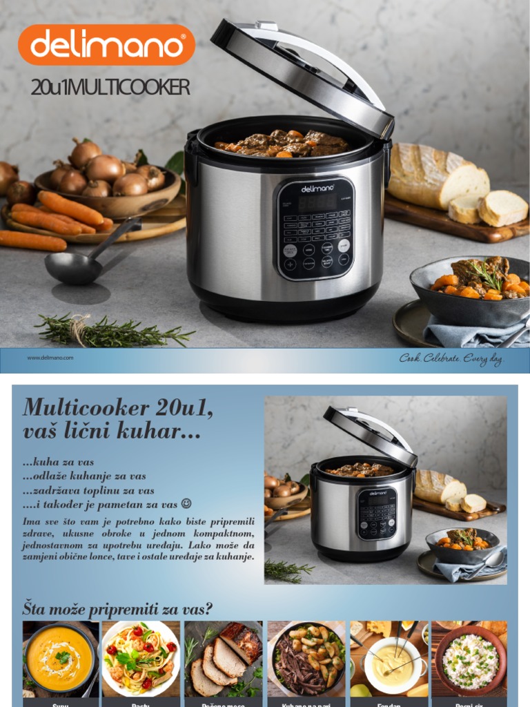 20 In Multi Cooker Delimano