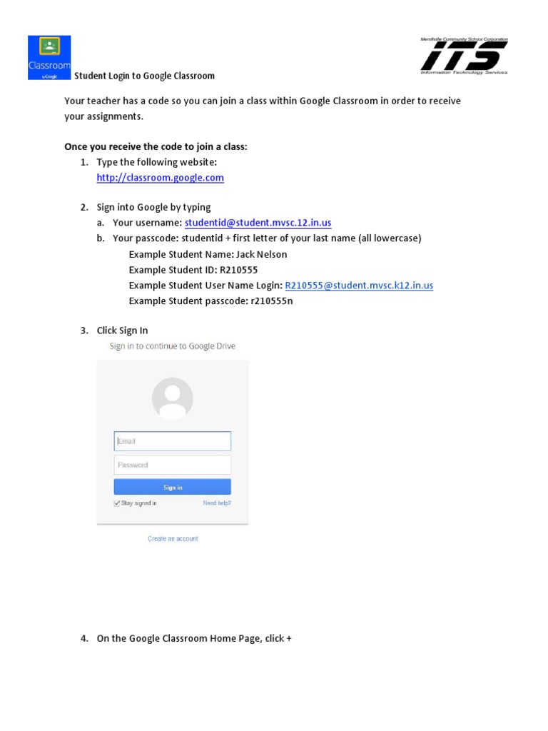 GoogleClassroom Login - Student PDF | PDF | Cyberspace | Communication