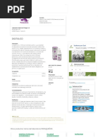 Ficha Técnica de BinCaf: Uso y Precauciones | PDF | Medicamentos con receta