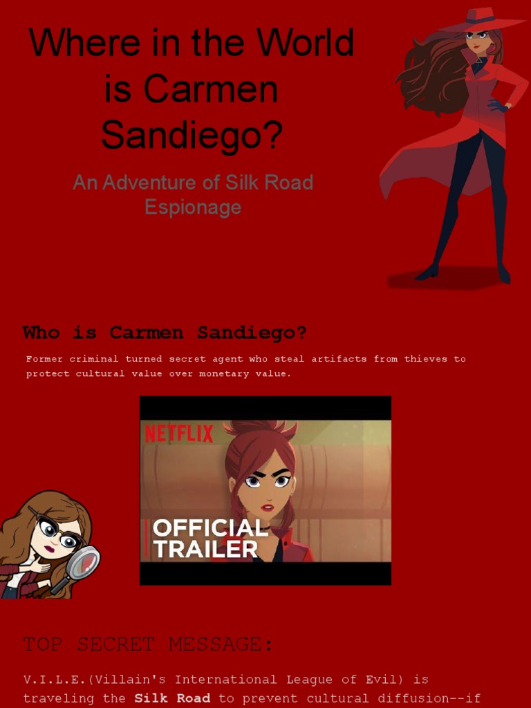 Where in The World Is Carmen Sandiego | PDF