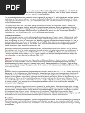 Divorce & Remarriage