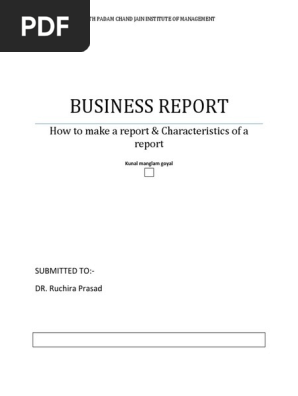 Business Report
