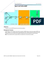 3.5.3.4 Packet Tracer - Configure and Verify eBGP