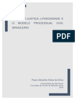 ACESSO À JUSTIÇA, LITIGIOSIDADE e o Modelo Processual Civil Brasileiro