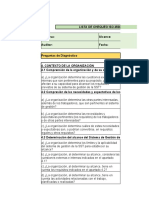 Diagnostico LISTA DE CHEQUEO ISO 45001