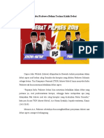 Kubu Prabowo Belum Terima Kalah Debat