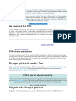 We Invented The PDF.: Because Looks Really Do Matter