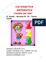 SANTURION y SCHMIDT - SECUENCIA DE MATEMATICA 2do GRADO - Numeros y Operaciones Hasta El 399