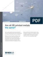 Are All 3D Printed Metals: The Same?