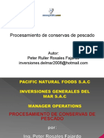 Procesamiento Conservas Pescado