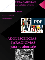 Adolescencias (paradigmas para su abordaje) 