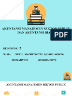 AKUNTANSI BIAYA DAN AKUNTANSI MANAJEMEN SEKTOR PUBLIC Kelompok 2