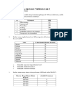 Tugas Statistika Ekonomi Pertemuan Ke 5 PDF